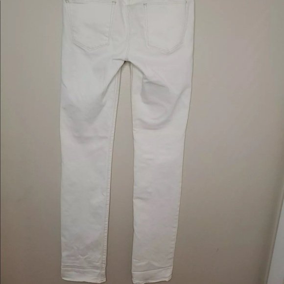 Madewell rail straight jeans white 26 - Picture 8 of 9